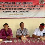 Kabid PBDA Laksanakan Monitoring Bantuan BKK Subak/Subak Abian di Nusa Penida