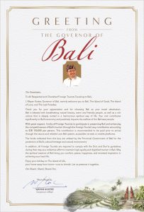Warm Greetings from Bali, The Island of Gods
